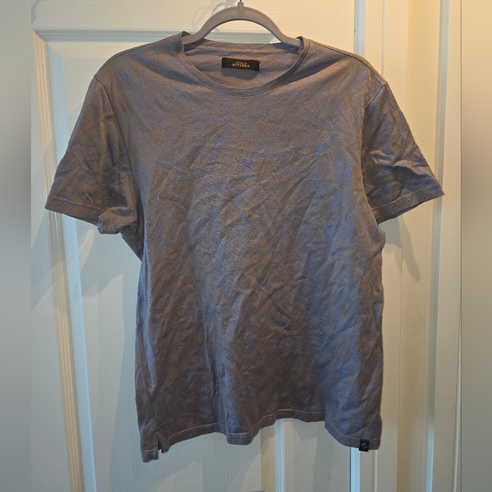 Bottega Men's Short Sleeve Purple Tee